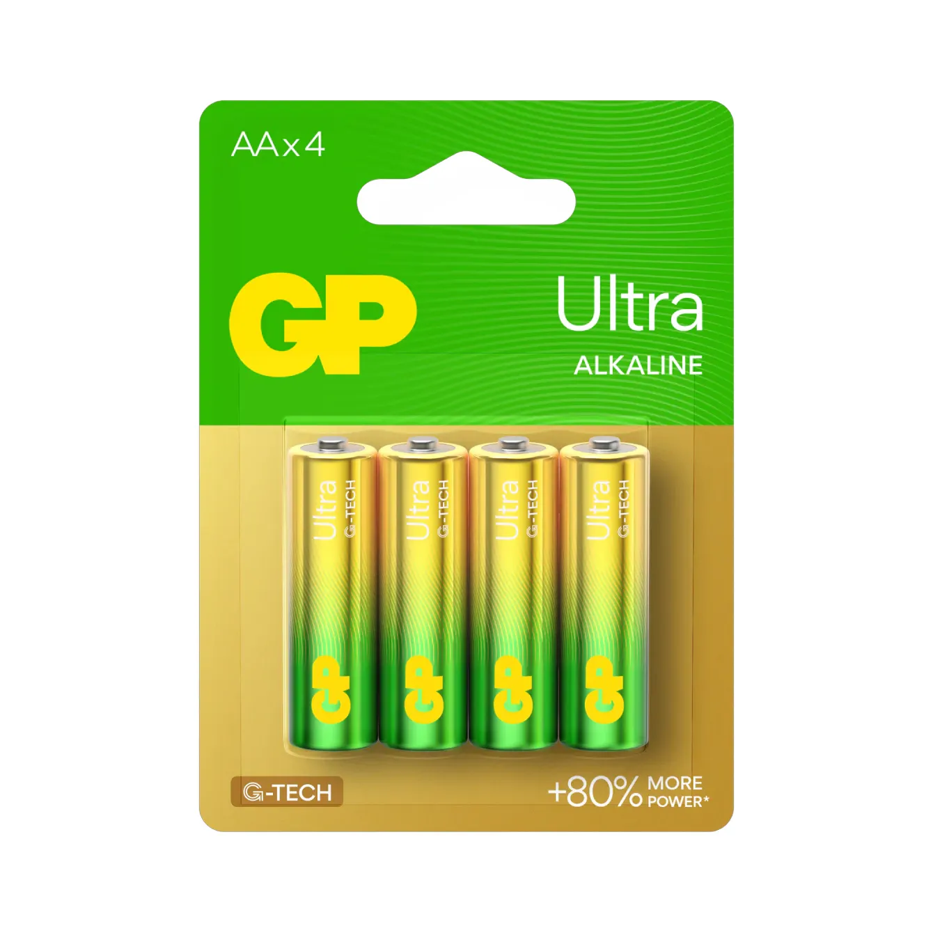 GP AA Ultra Alkaline Battery 4pcs pack