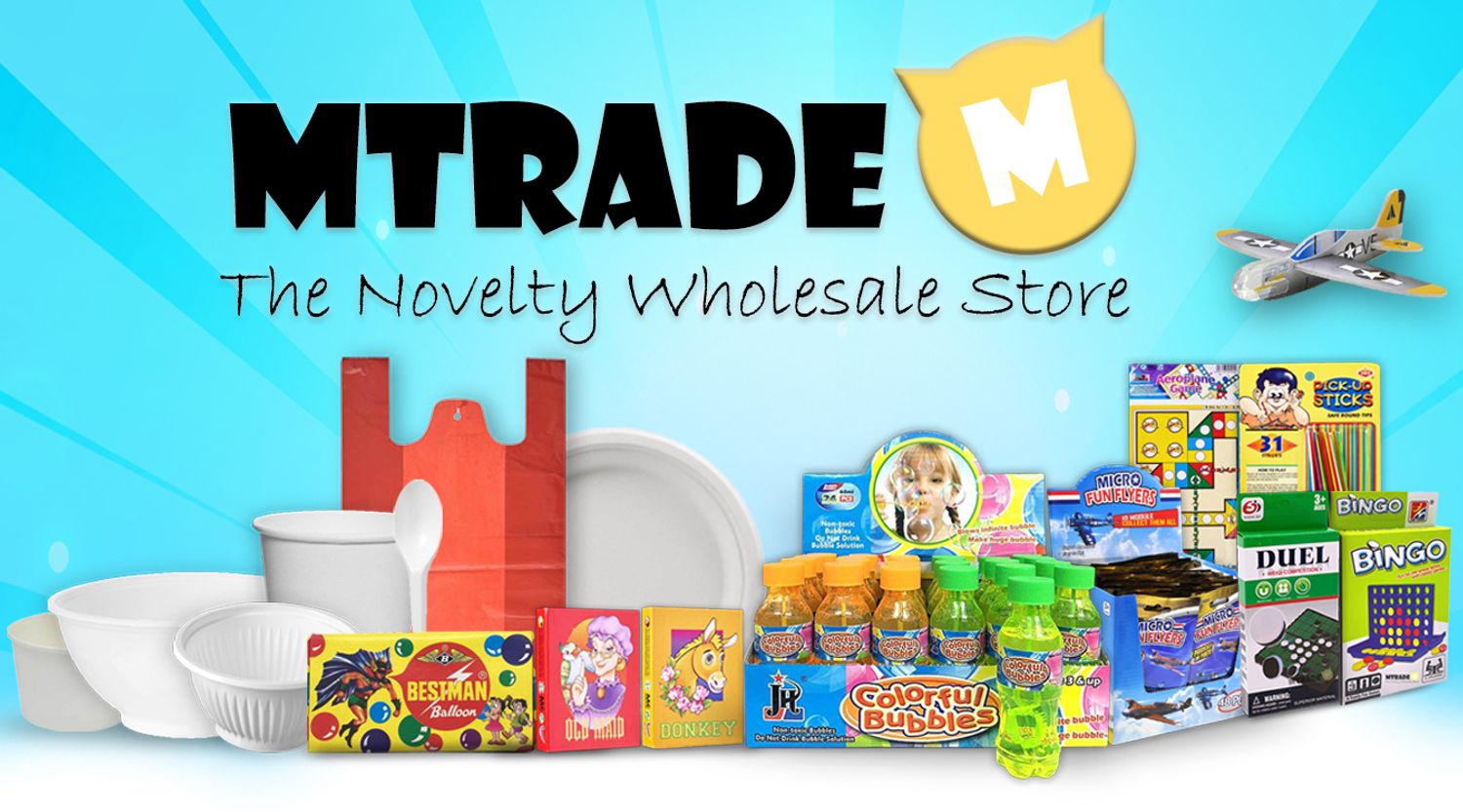 Party Supplies Singapore | MTRADE - The Novelty Wholesale Store | Party Supplies