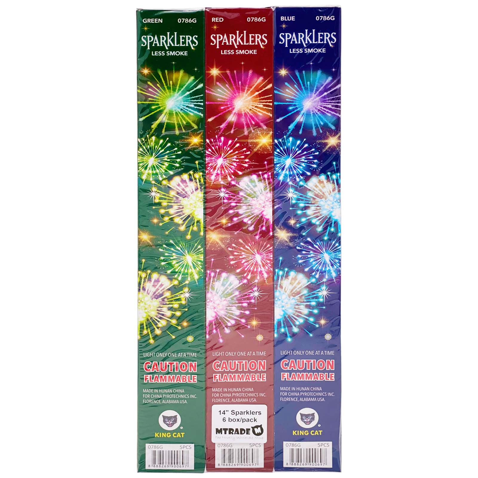 14 Inch Sparklers 6 box Singapore MT NEW