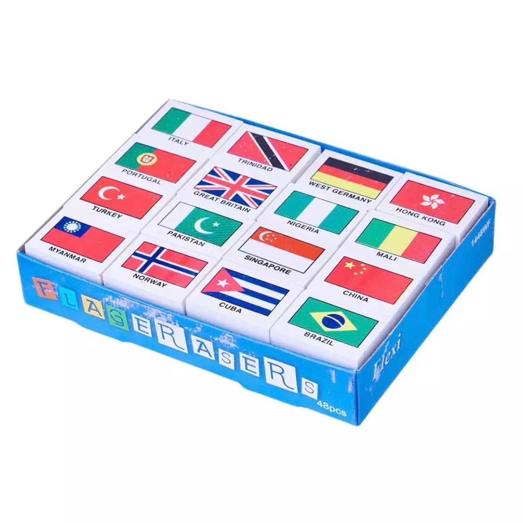 Country Flag Erasers