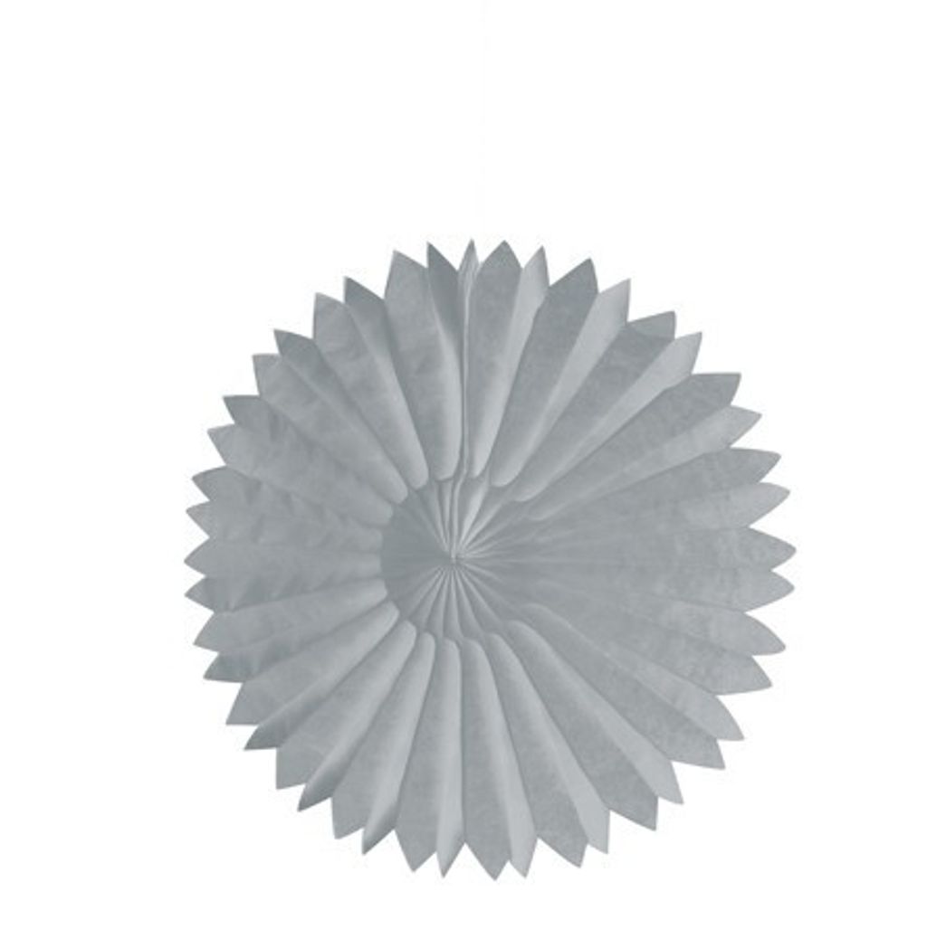 Silver Paper Fan