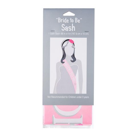 Bride to be Satin Sash P