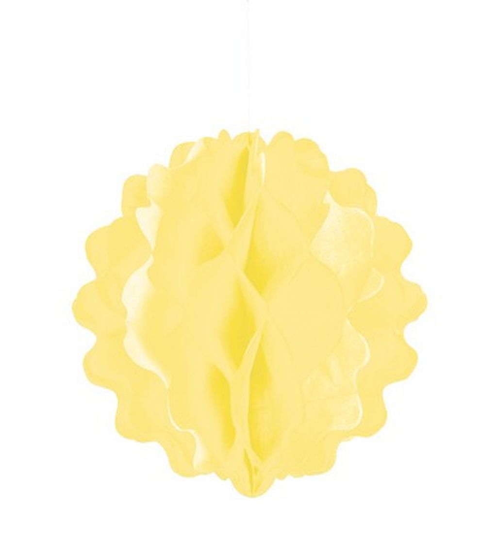 Yellow Honeycomb Ball