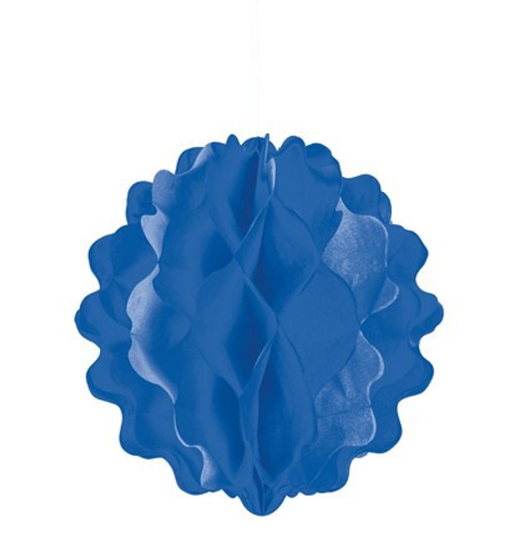 Blue Honeycomb Ball