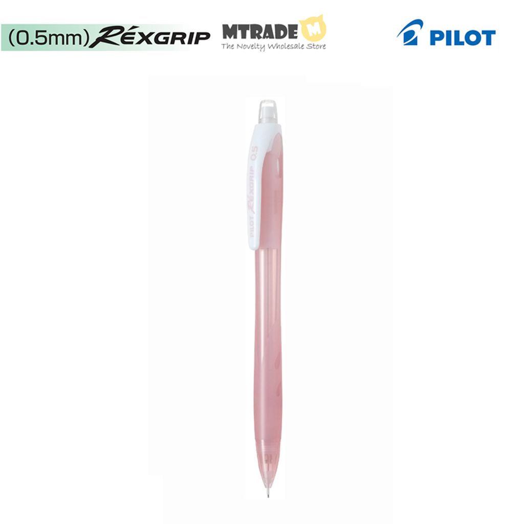 Pilot Rexgrip Mechanical Pencil 0.5mm HRG-10R Pastel Pink