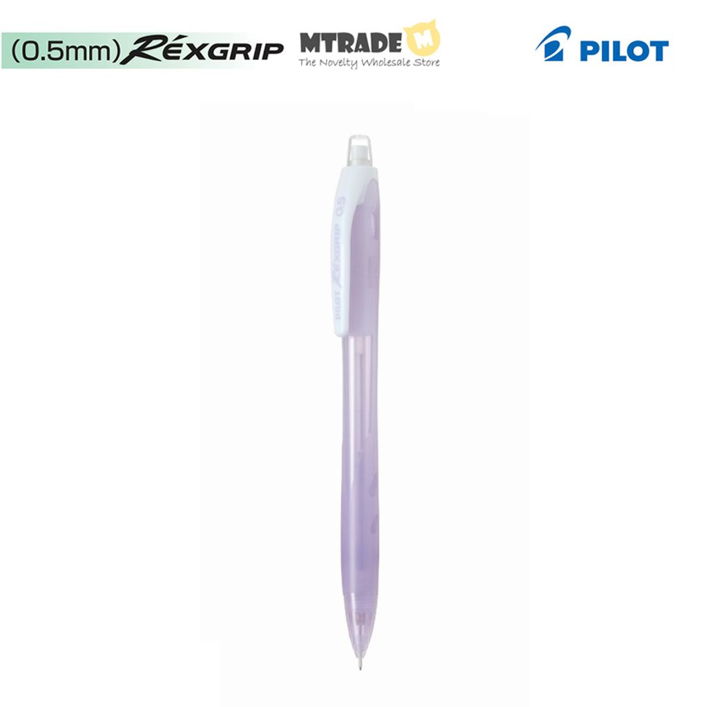 Pilot Rexgrip Mechanical Pencil 0.5mm HRG-10R Pastel Purple
