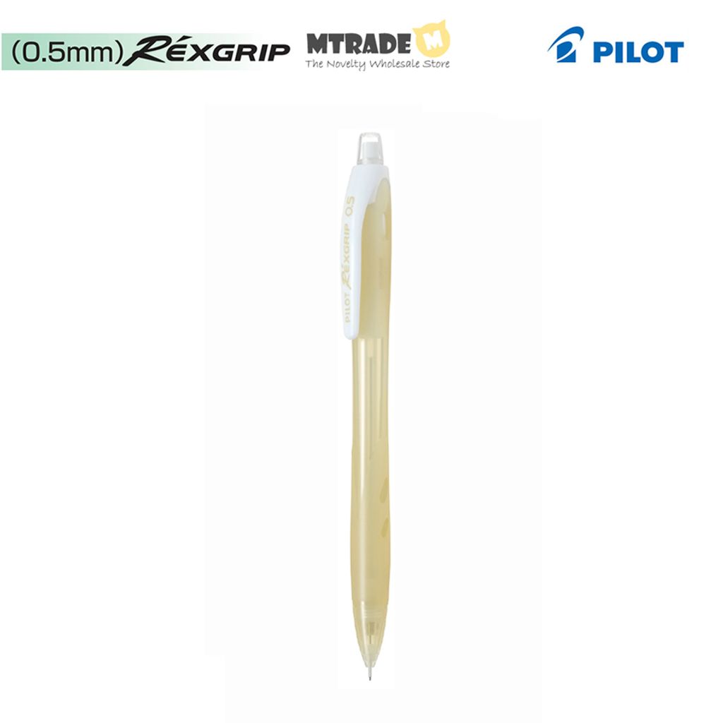 Pilot Rexgrip Mechanical Pencil 0.5mm HRG-10R Pastel Yellow
