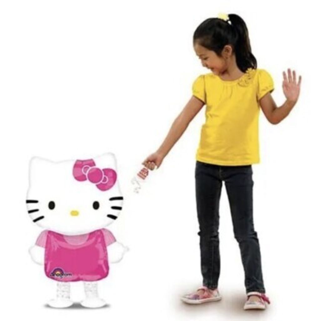 23in Hello Kitty Airwalker Bubbles Balloon