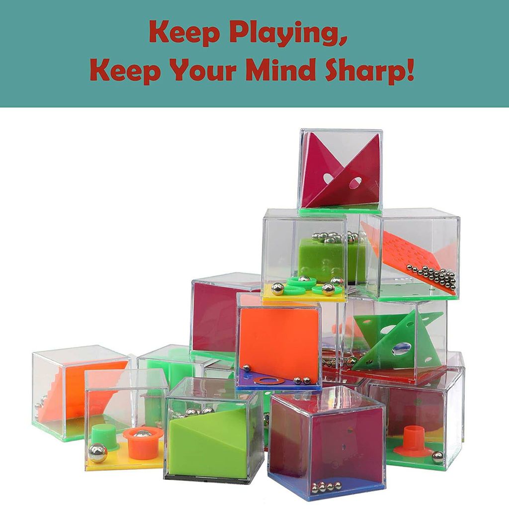 24 Pcs/Box] Mini Geduldspiele Cube Brain Teasers – Party Supplies Singapore  | MTRADE - The Novelty Wholesale Store