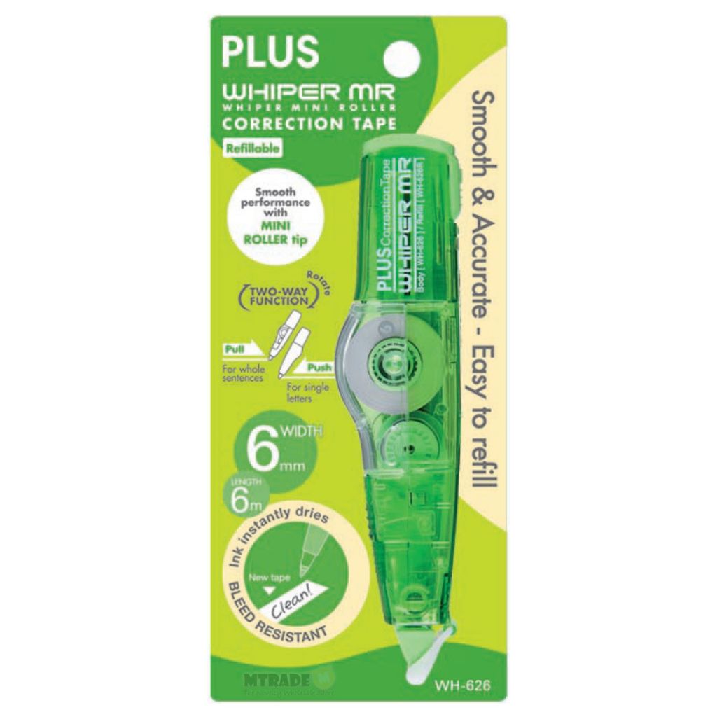 PLUS Whiper Mr Correction Tape WH605 (5mm x 6m)