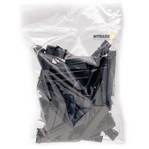 4cm Black Metal Hair Clip 50pcs Singapore MT