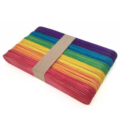 Jumbo Colourful Ice Cream Craft Sticks Singapore