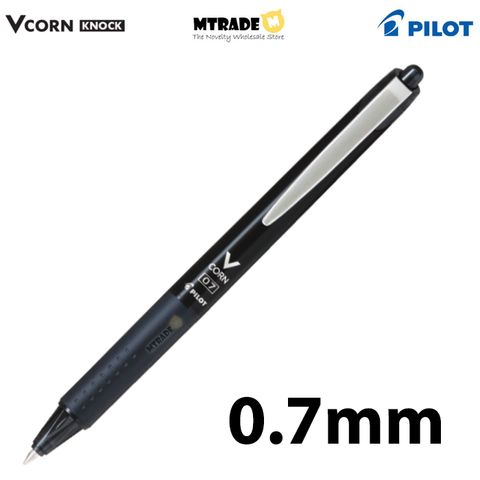 Vcorn Knock Pen Black 0.7mm MT