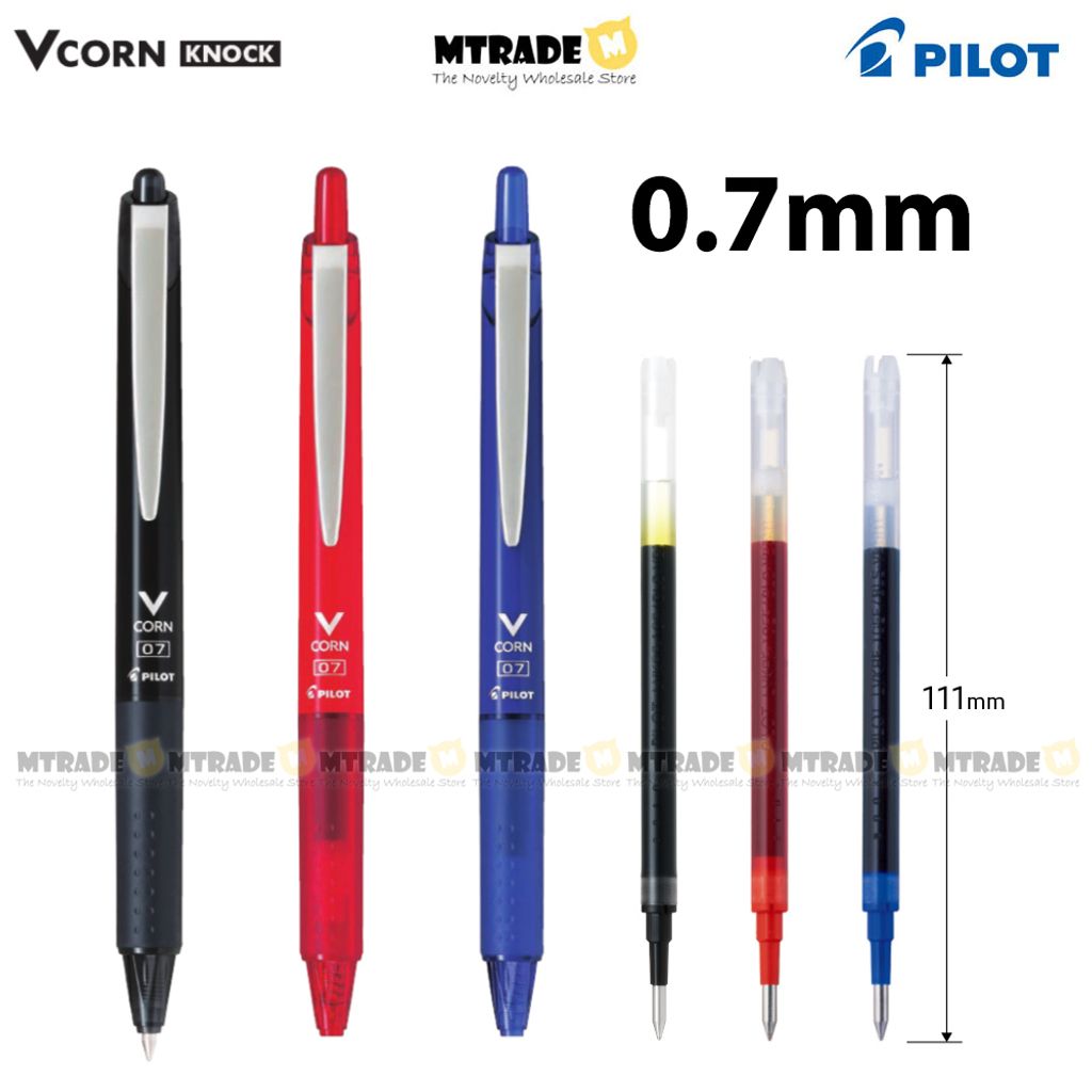 Vcorn Knock Pen or Refill 0.7mm MT