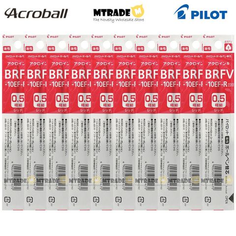 Acroball ballpoint pen Refill (0.5mm) Red BRFV-10EF-R (BULK) MT