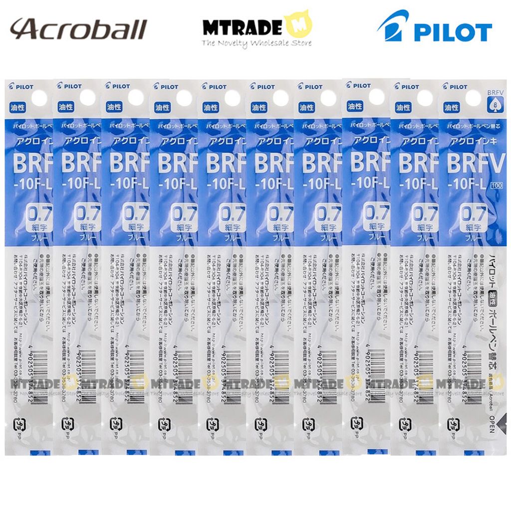 Acroball ballpoint Refill (0.7mm) Blue BRFV-10F-L (BULK) MT