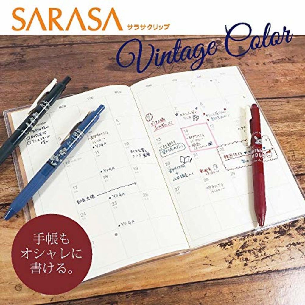 Sarasa Mickey Mouce Vintage Color Pen 5