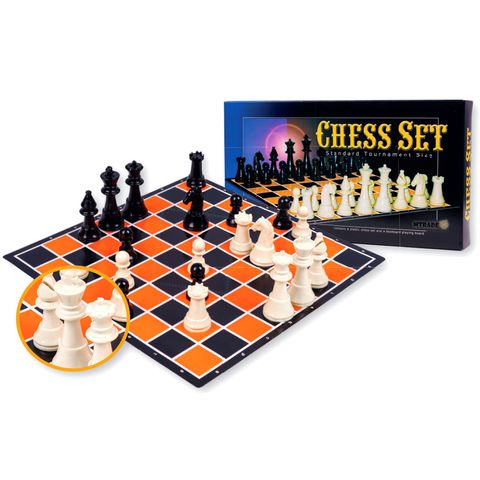English Chess Set Standard Tournament Size MT