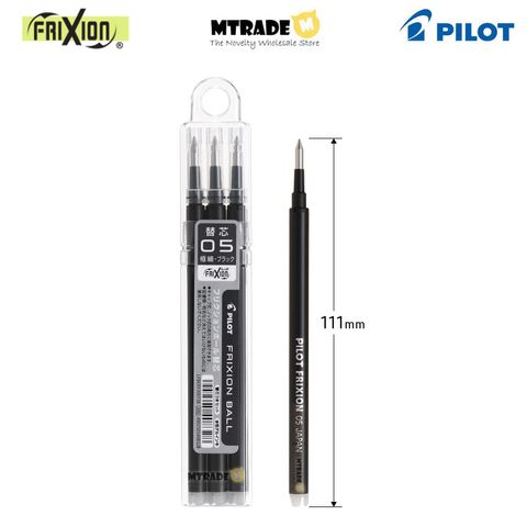 Frixion Refill 0.5mm Black LFBKRF30EF3B MT