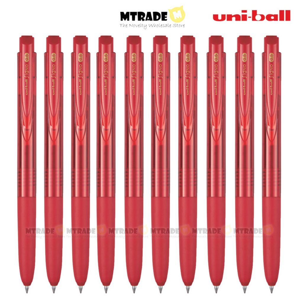 Uni-ball Signo RT1 Gel Pen 0.5mm UMN-155N-05.15 Red Pen BULK MT