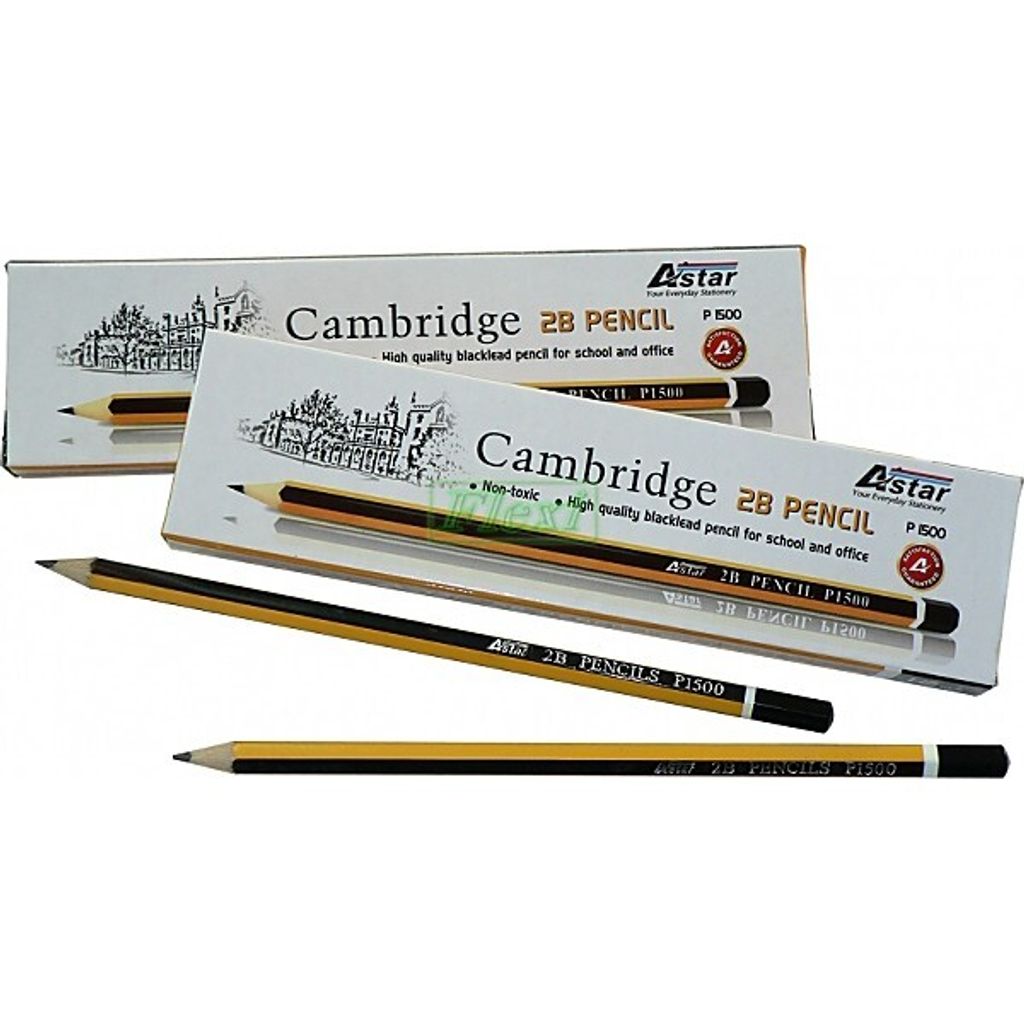 [12 Pcs/Box] Astar Cambridge 2B Pencil Party Supplies Singapore