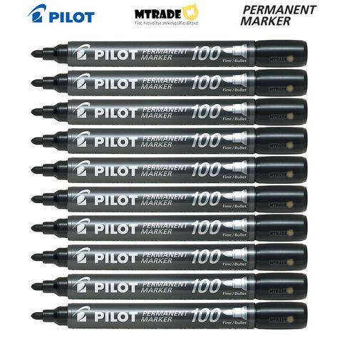 Permanent Marker MPM-10F-B Bulk MT