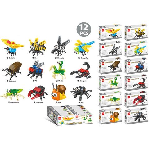 Bulk Insect Puzzle Bricks