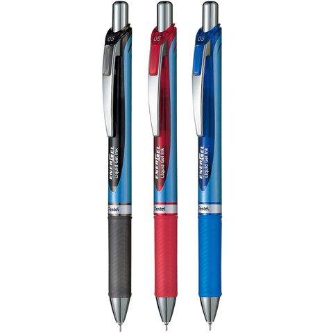 Pentel EnerGel Retractable Gel Roller Pen 0.5mm BLN75 3 Colours Singapore