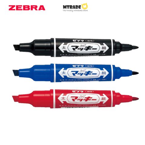 Zebra Hi-Mckee Bold Fine Double-Sided Permanent Marker MO-150-MC