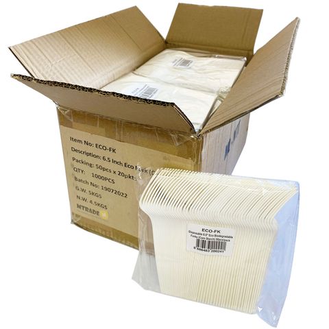 Bulk Carton 6.5 Inch Eco Fork MT