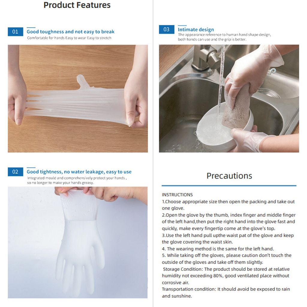 Vinyl Gloves Product Features