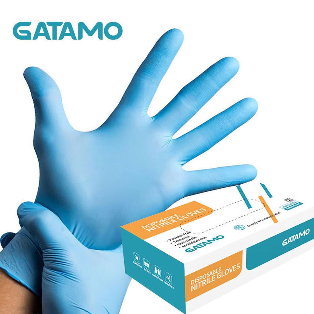 Disposable Blue Nitrile Gloves