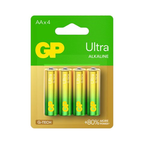 GP AA Ultra Alkaline Battery 4pcs pack