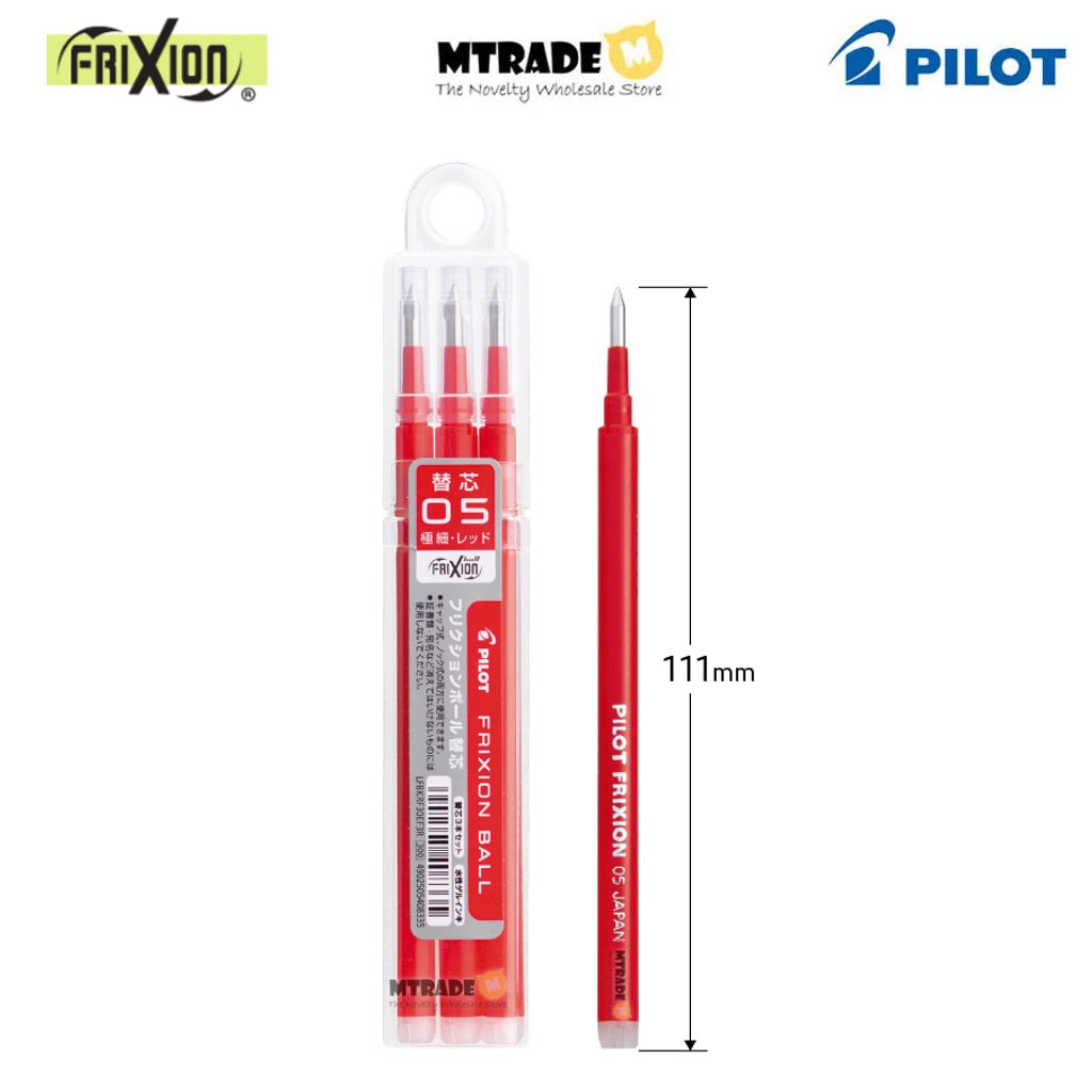 Frixion Refill 0.5mm Red LFBKRF30EF3R MT