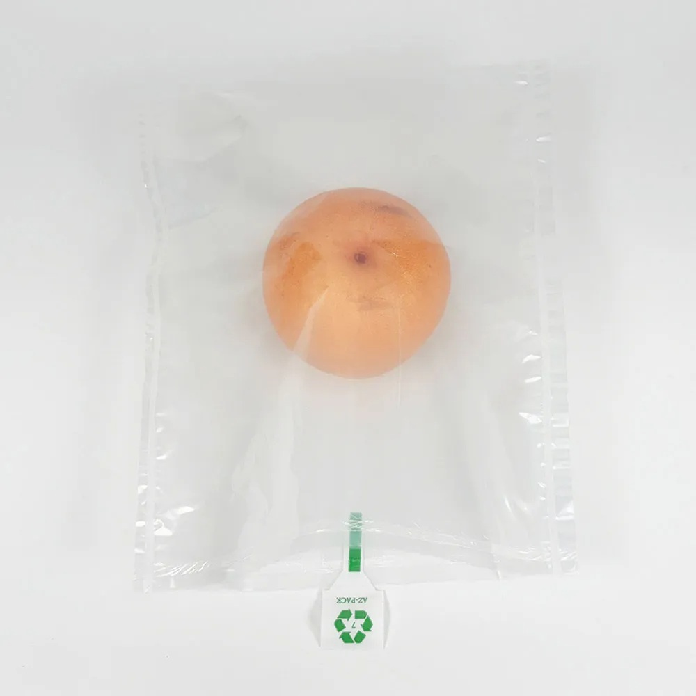 雙層緩衝袋中袋包裝水梨,360度防護減少運送損傷