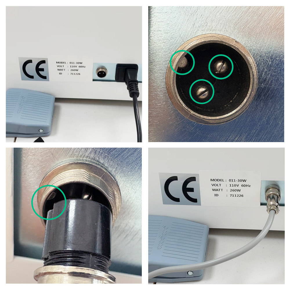 Foot Switch Installation Steps