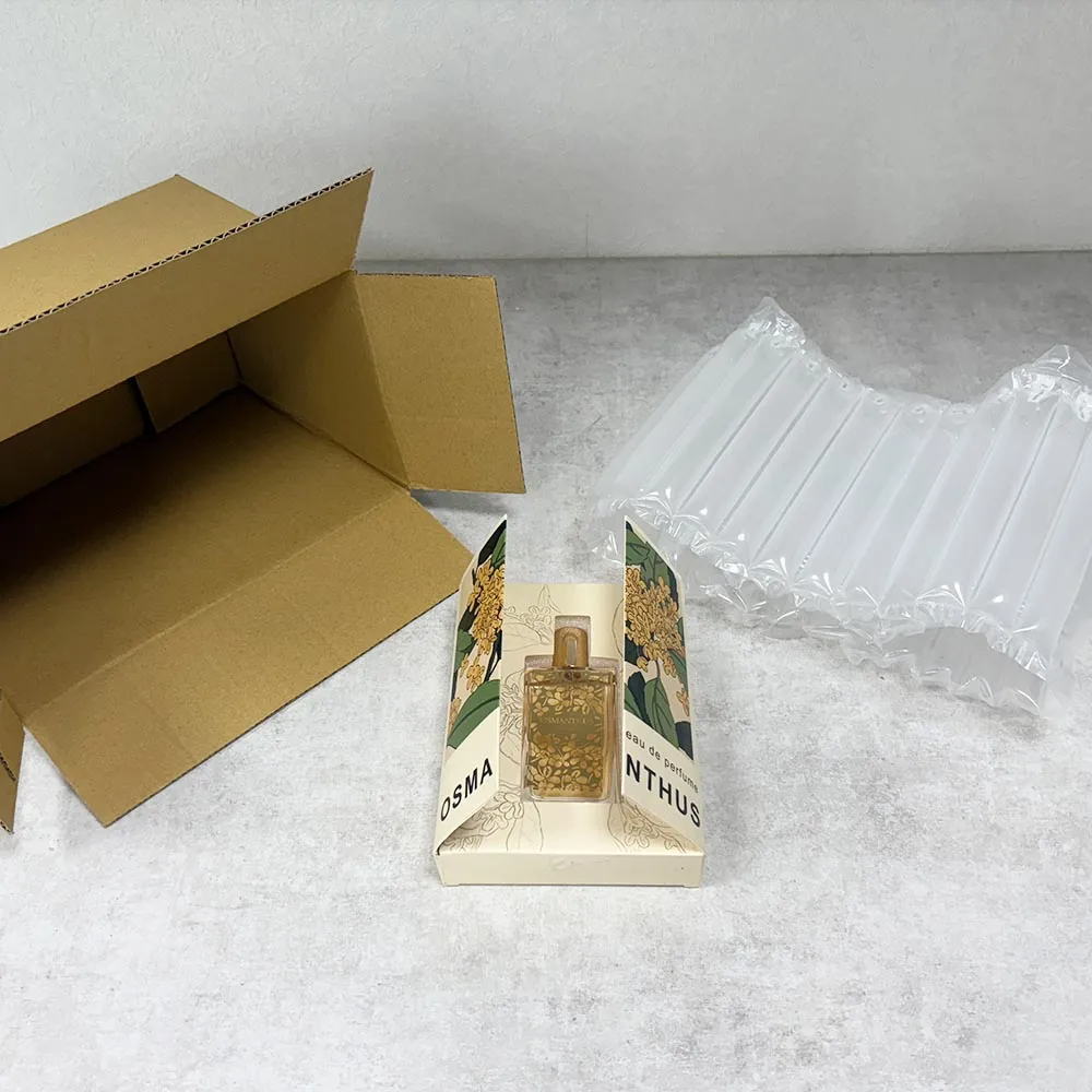 氣柱捲包裝盒裝香水