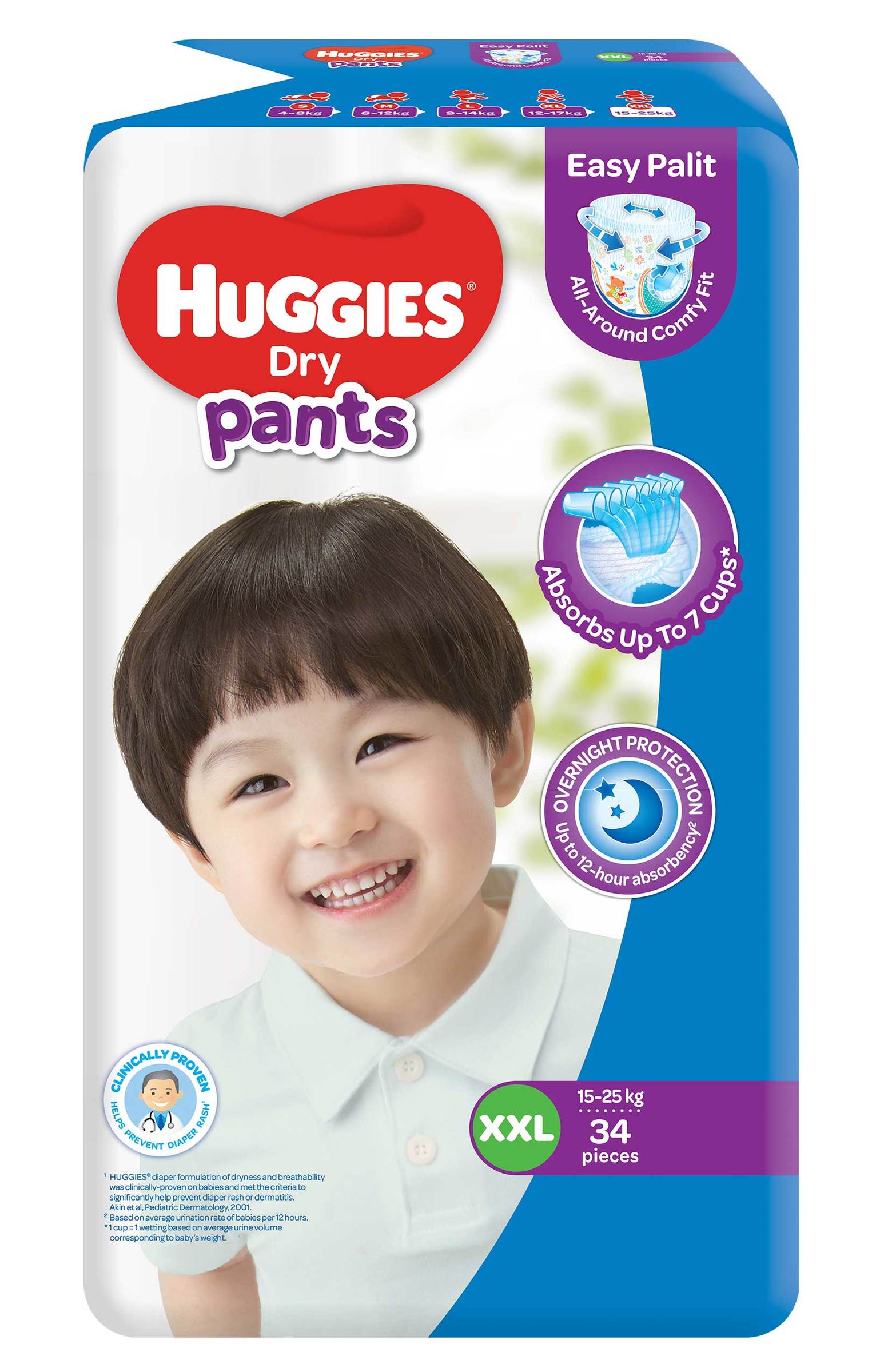 Huggies Dry Pants Jumbo XXL 34's – Citimart