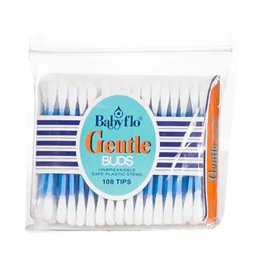 Babyflo Gentle Buds Plastic Blue 108's – Citimart