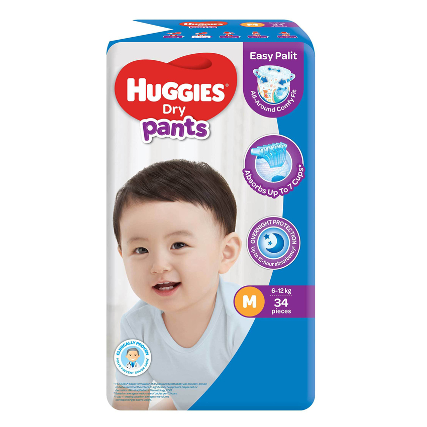 Huggies Dry Pants Eco Medium 34 s Citimart Huggies Dry Pants Eco Medium 34 s Citimart