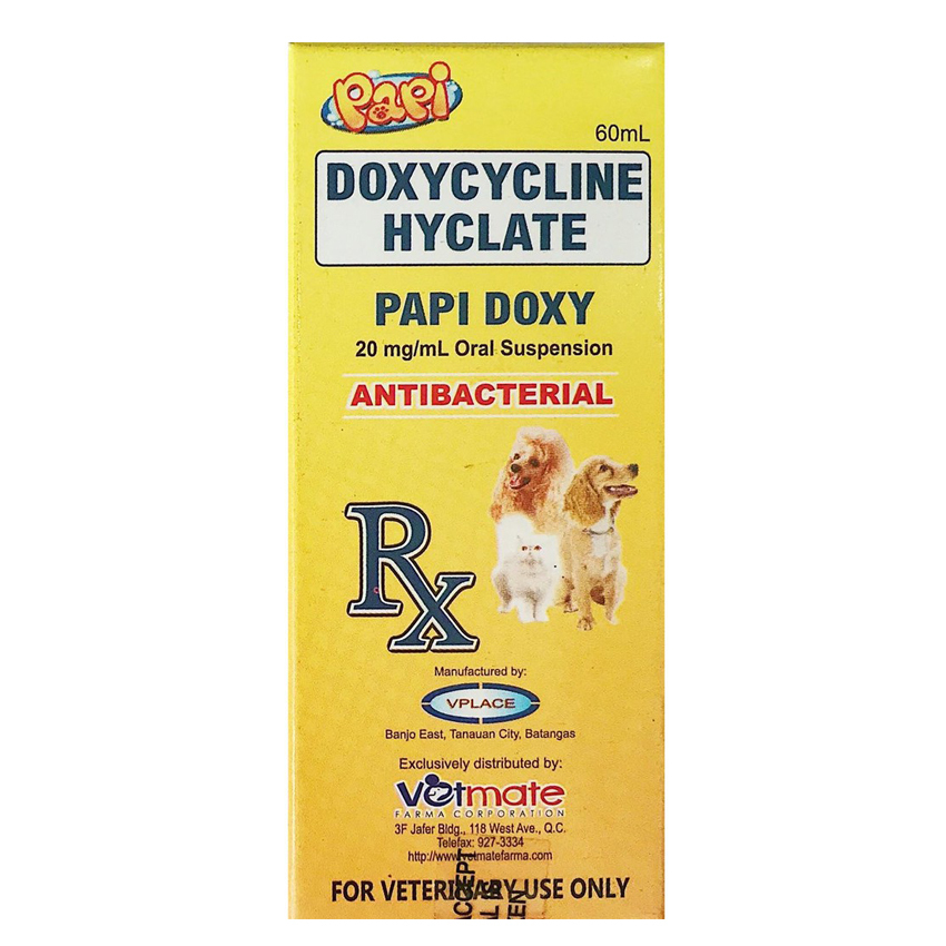 can doxycycline be put in dog food