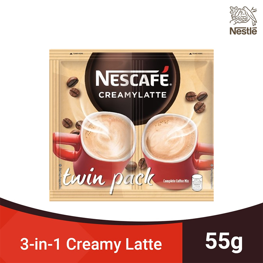 NESCAFE CREAMY WHITE TWIN PACK 58G