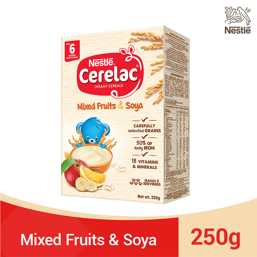 CERELAC Mixed Vegetables & Soya Infant Cereal 120g