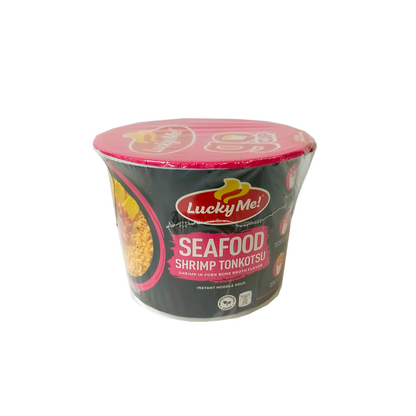 Lucky Me! Go Cup Seafood Shrimp Tonkotsu, 45g, Shop