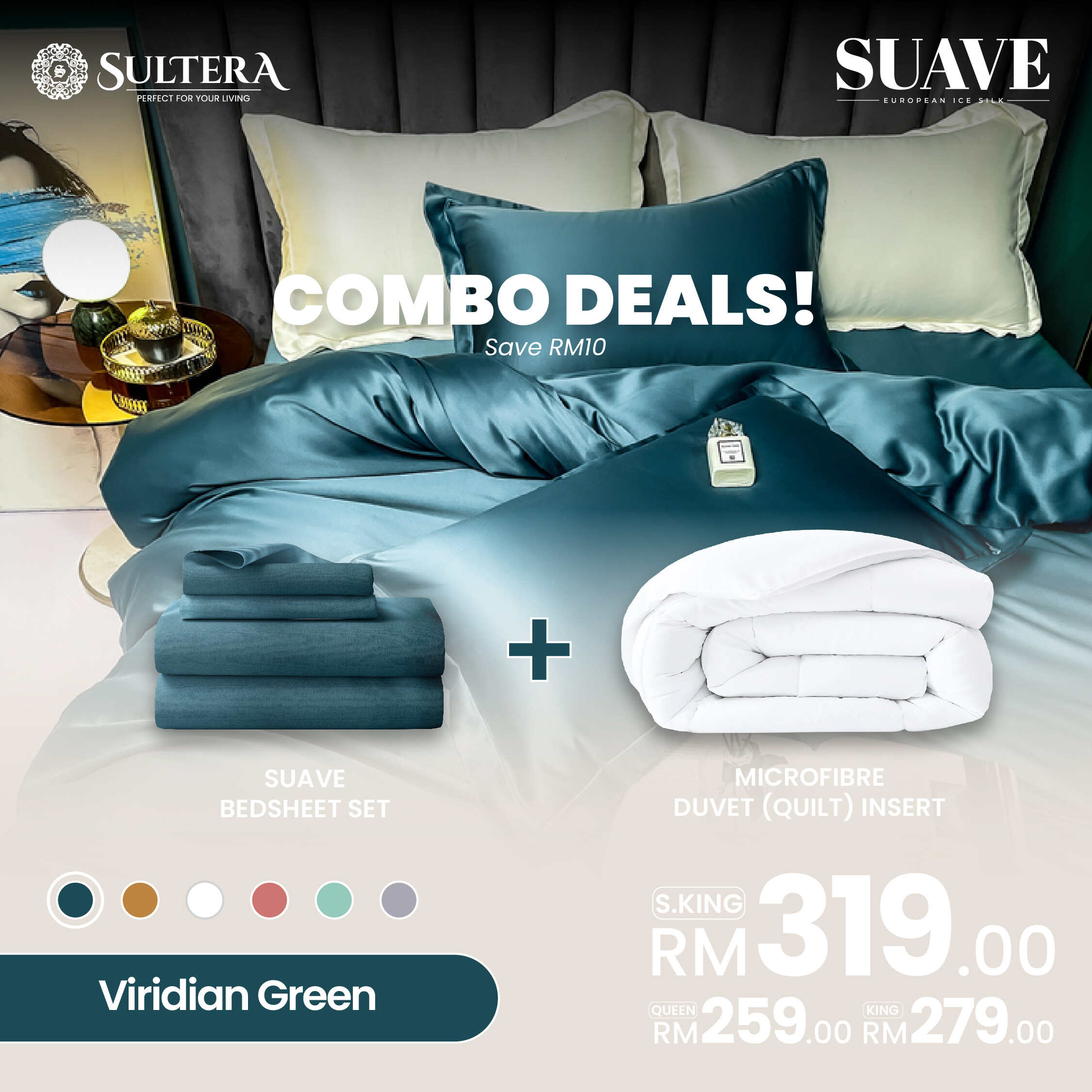 bedsheet+duvet combo-VG