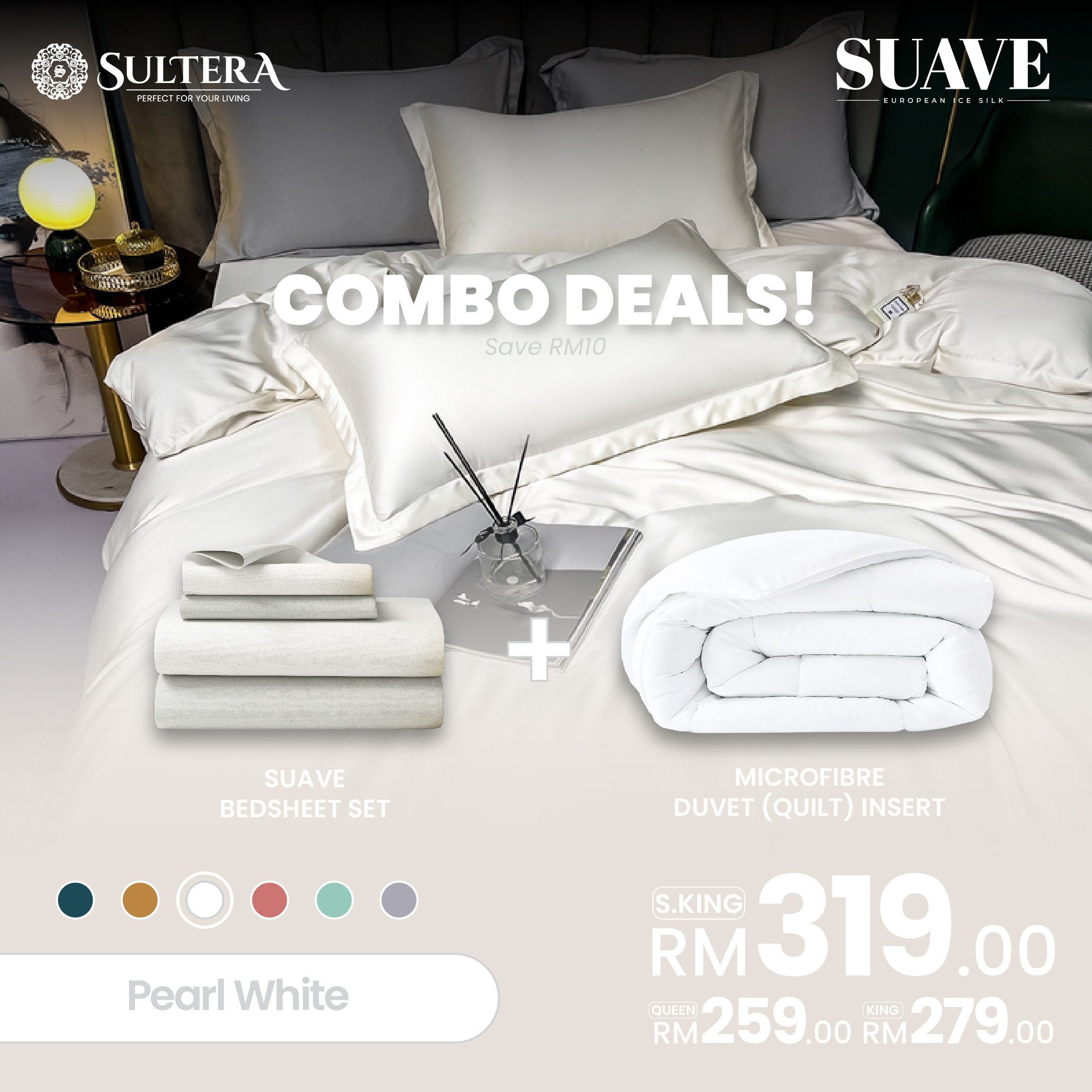 bedsheet+duvet combo-PW