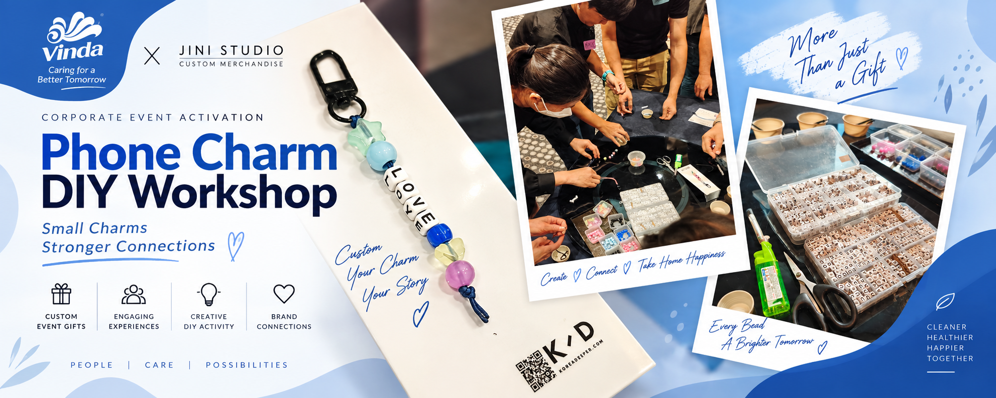 One Word to Carry Forward: A Vinda DIY Keycharm Workshop