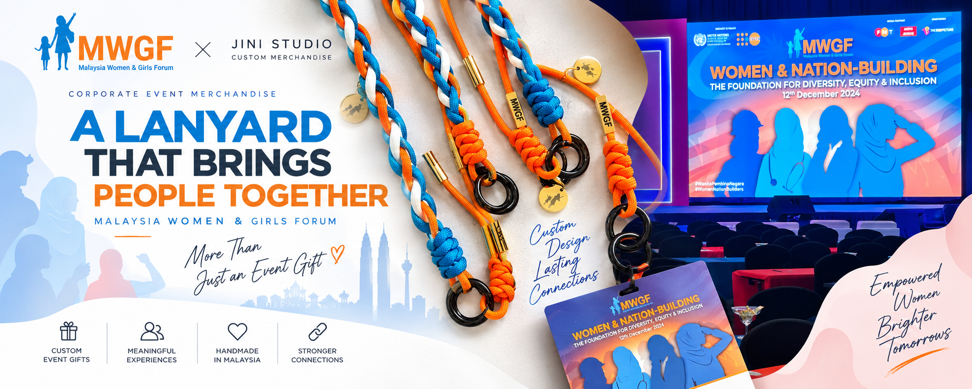 Malaysia Woman & Girl Forum Annual Event: A Corporate Event Lanyard Designed to Be Kept