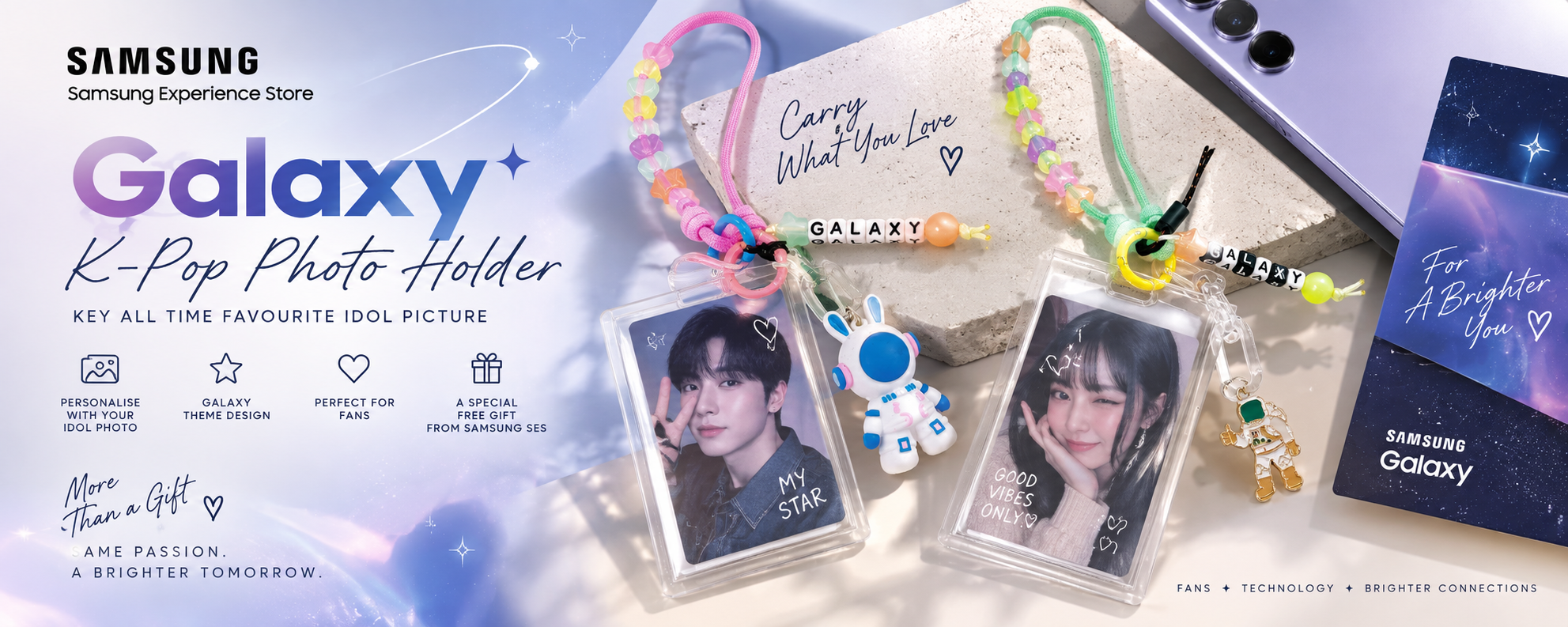 Samsung Galaxy Fan Gift | Custom Photo Holder Wristlet Malaysia | JINI Studio