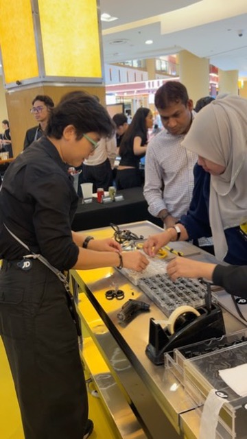 JD Sports 10th Anniversary roadshow custom event merchandise and DIY lanyard experience